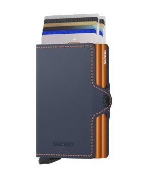 Secrid Twinwallet matte nightblue-orange